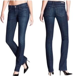 CITIZENS OF HUMANITY Ava Low Rise Straight Dark Denim Jeans Size 28